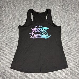 Harley‎ Davidson Women's Tank Indianapolis Southside 75th Anniversary Indiana